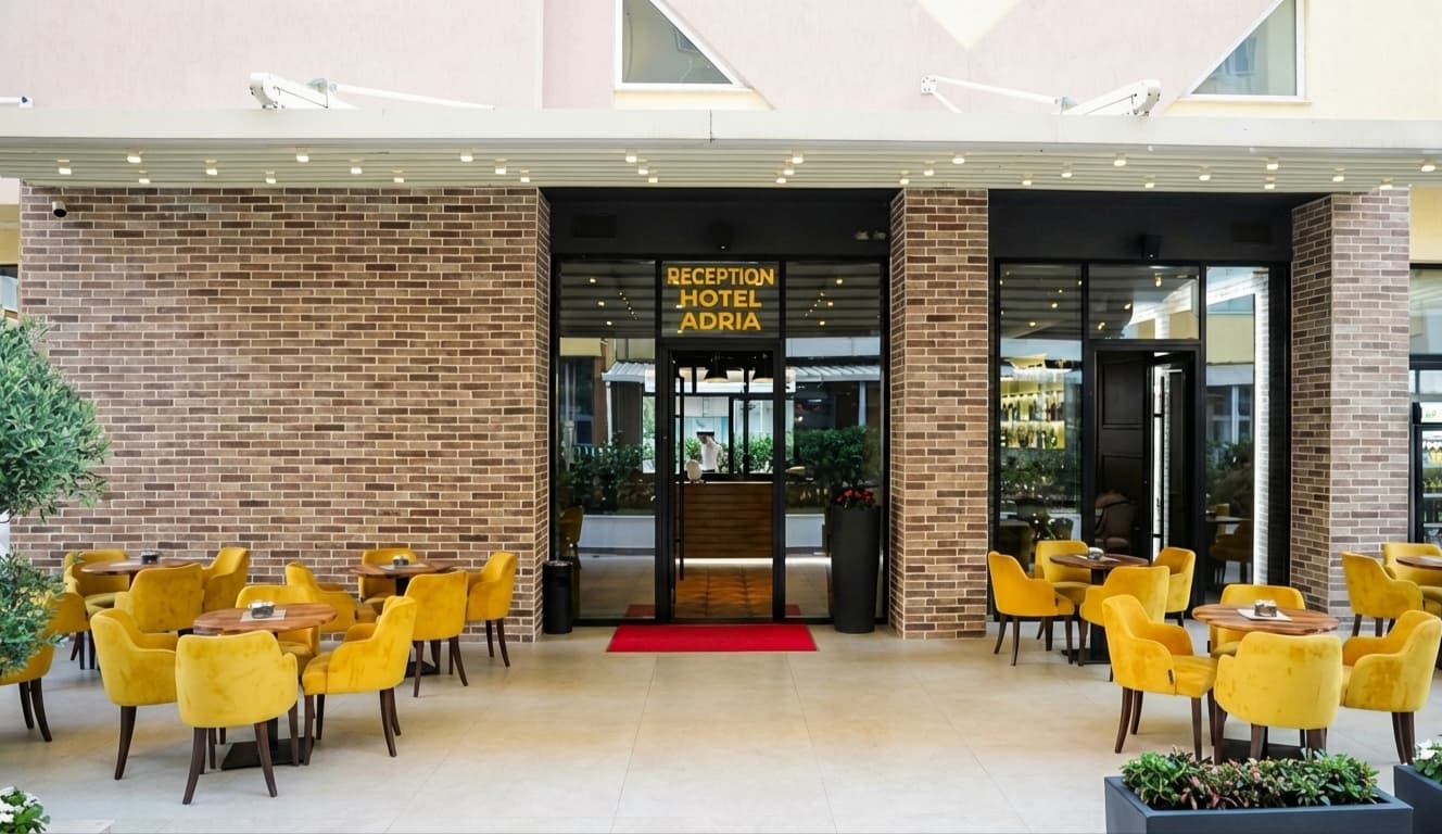 Hotel Adria main entrance